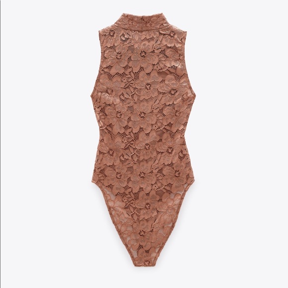 Zara Tops Nwt Zara Lace Bodysuit Poshmark